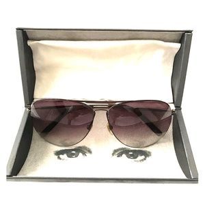 Alexander McQueen women’s aviator sunglasses